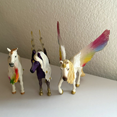 Fantasy einhorn figuren set - figuren,