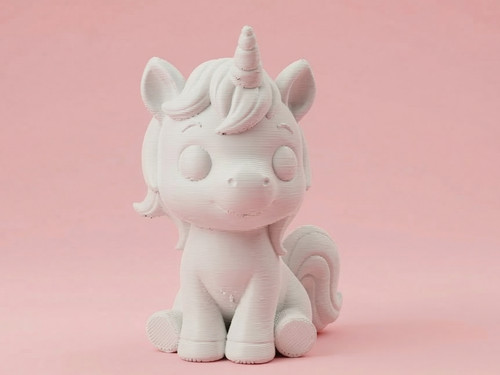 Niedlicher einhorn charakter - niedlicher, einhorn-charakter