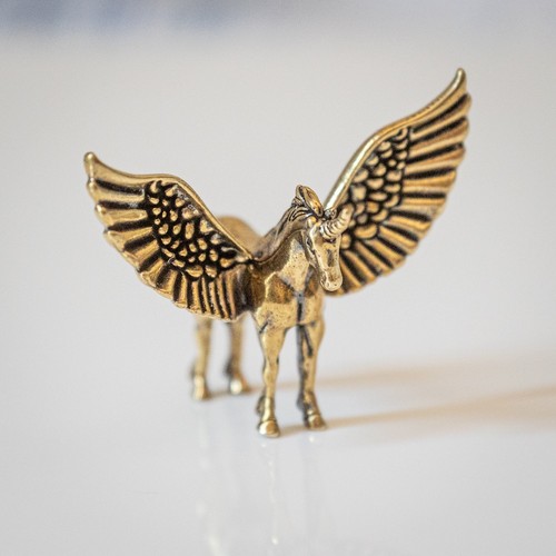 Metall pegasus figur - metall,