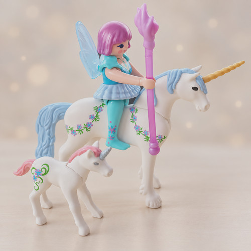 Playmobil fee mit einhorn - mit, &