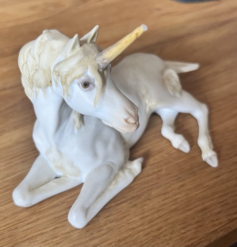 Porzellanfigur einhorn - einhorn, ak