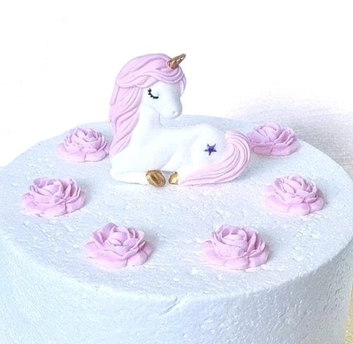 Fondant einhorn zuckerfiguren - fondant,