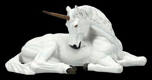 Einhorn figur liegend - einhorn,
