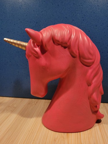 Einhorn figur büste - büste, keramik